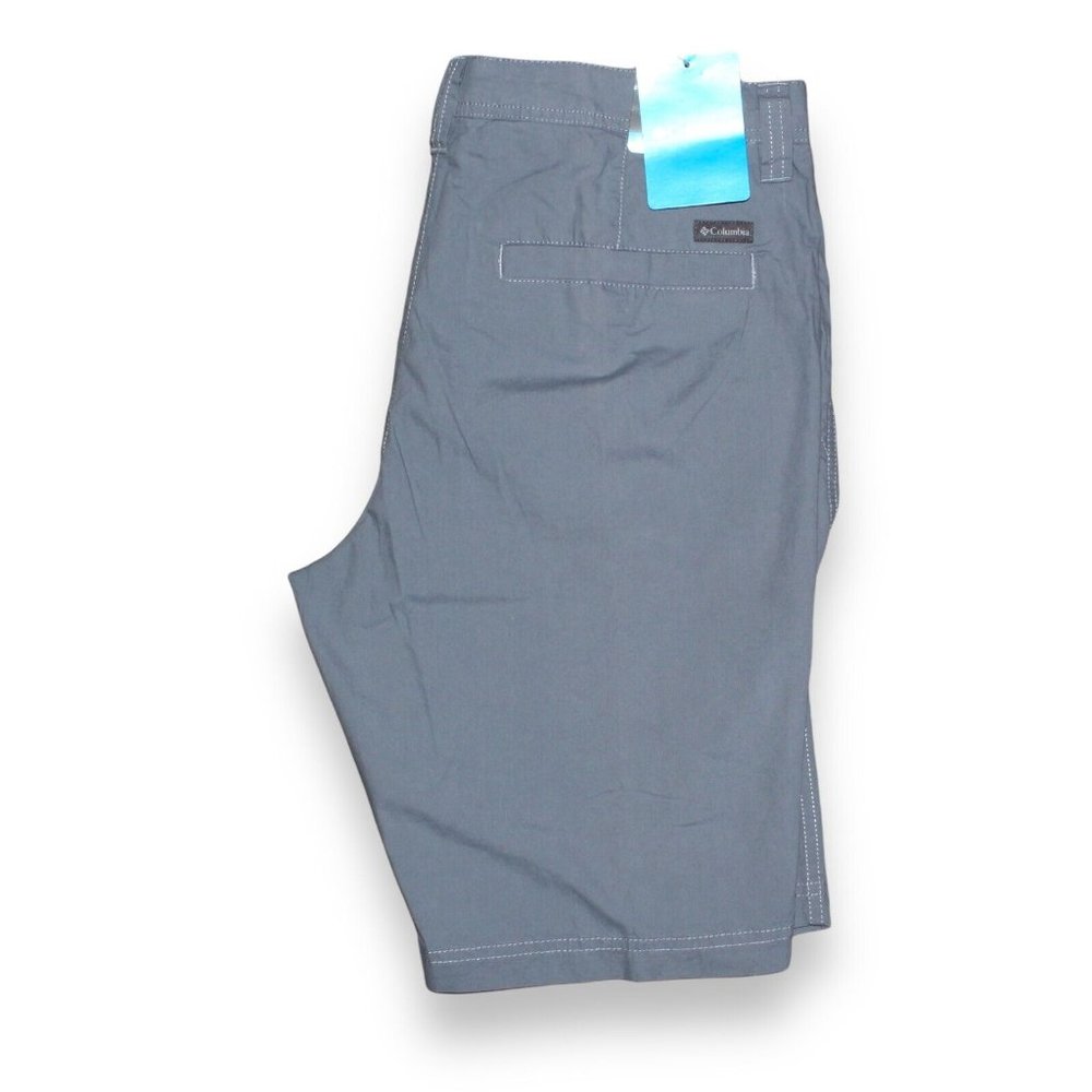 Columbia Men's Washed Out Short, Grey Ash, New With Tags - Picture 10 of 14